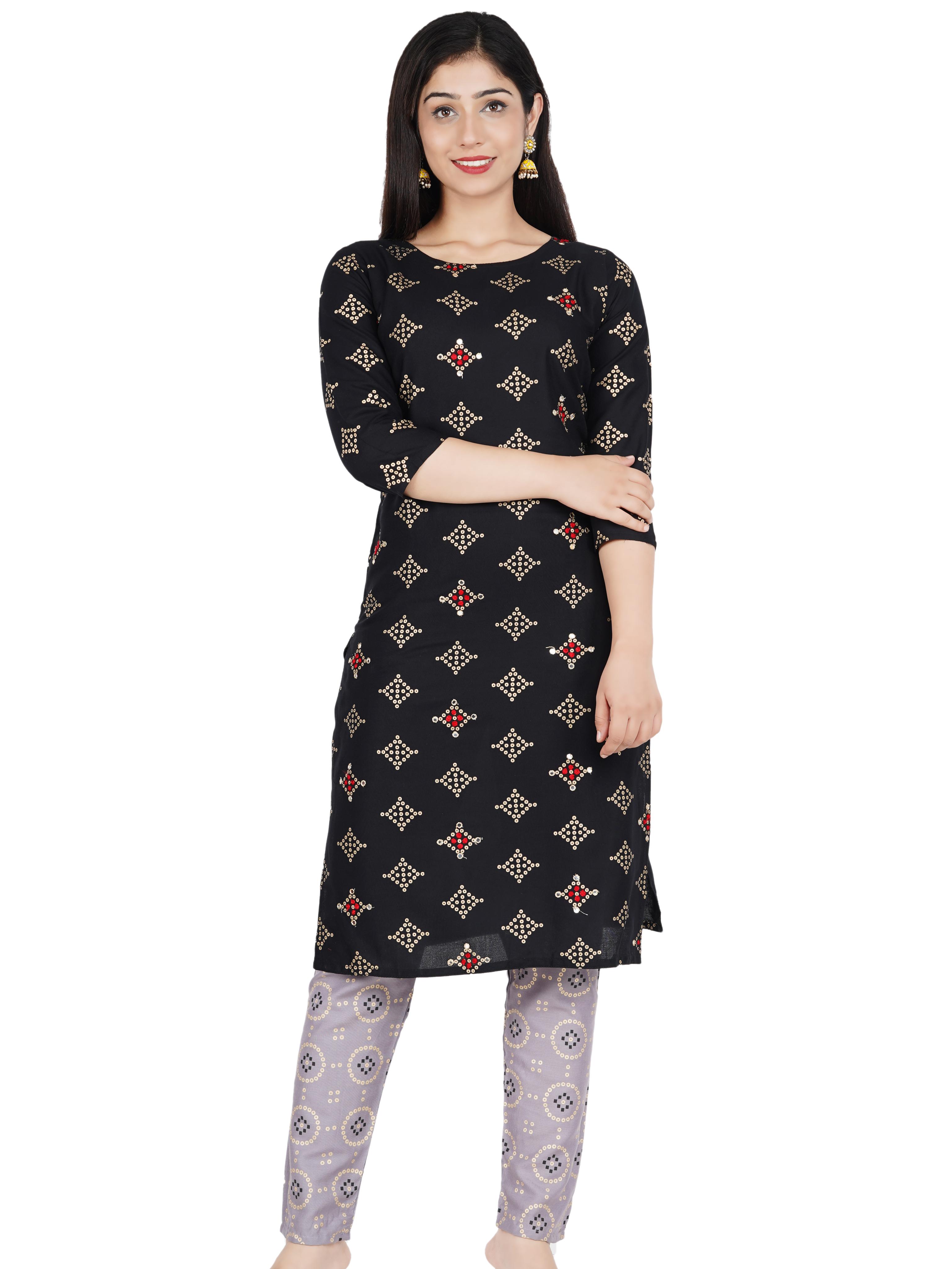 red silk kurta - 17882449 - Standard Image - 1