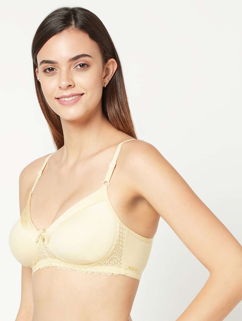 beige solid regular bra - 17885757 -  Standard Image - 1