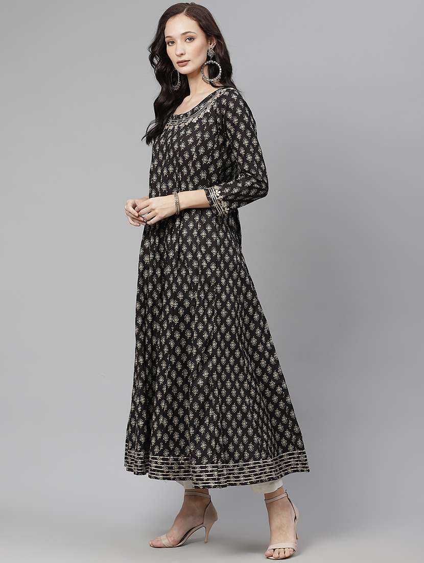 women's flared kurta - 17886001 -  Standard Image - 1