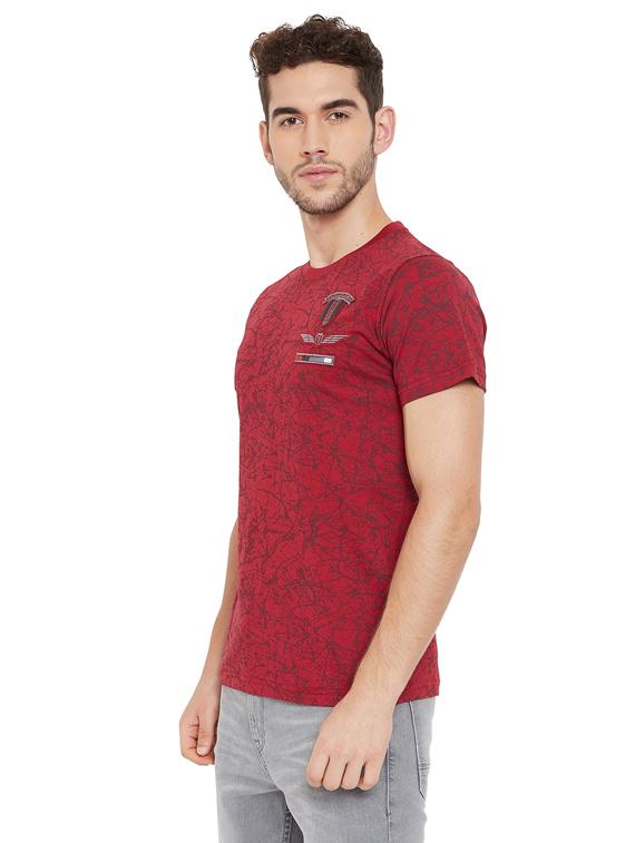 red printed t-shirt - 17887165 -  Standard Image - 1