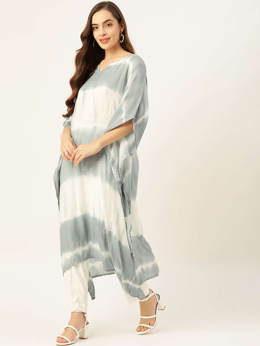 Women's Kaftan Kurta - 17888474 -  Standard Image - 1