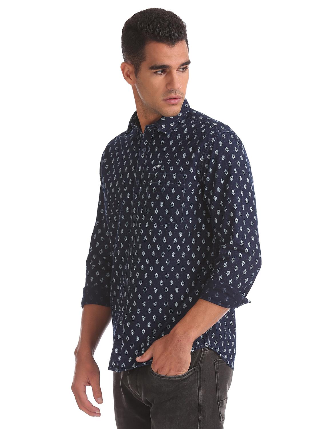 mens florals casual shirt - 17888699 - Standard Image - 1