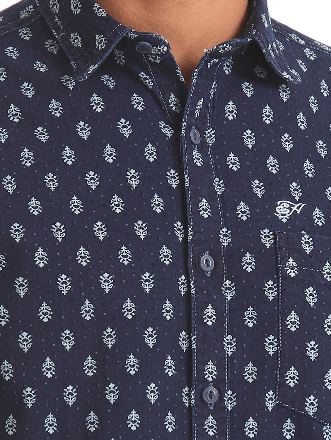 mens florals casual shirt - 17888699 - Standard Image - 4