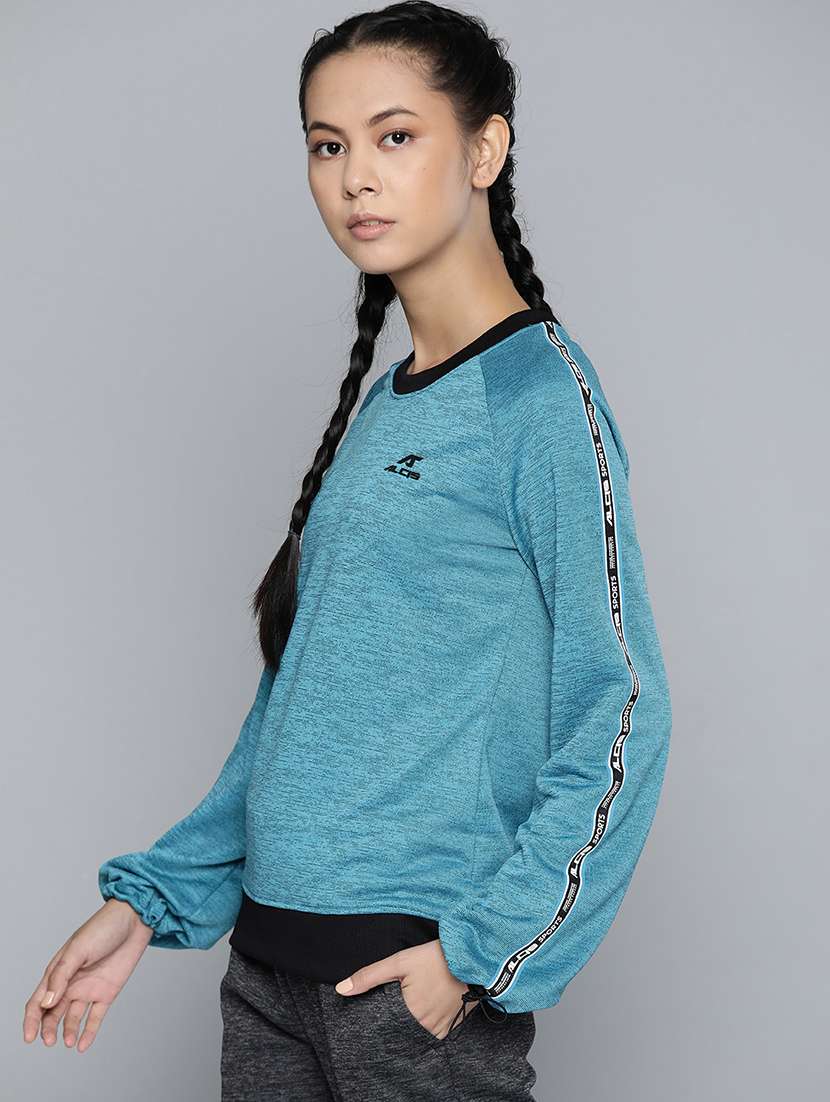 side taped sleeved  sweatshirt - 17889795 -  Standard Image - 1