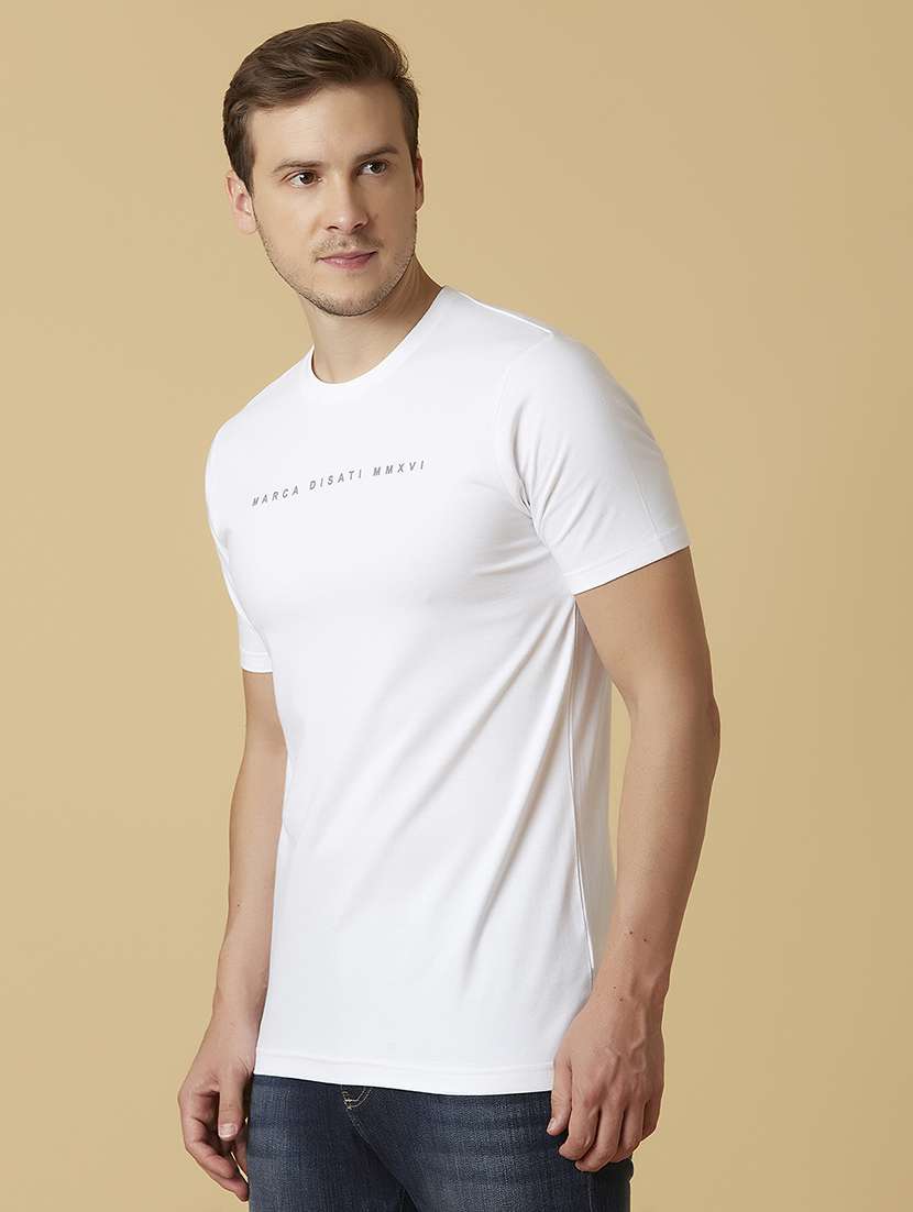 white printed t-shirt - 17889904 -  Standard Image - 1