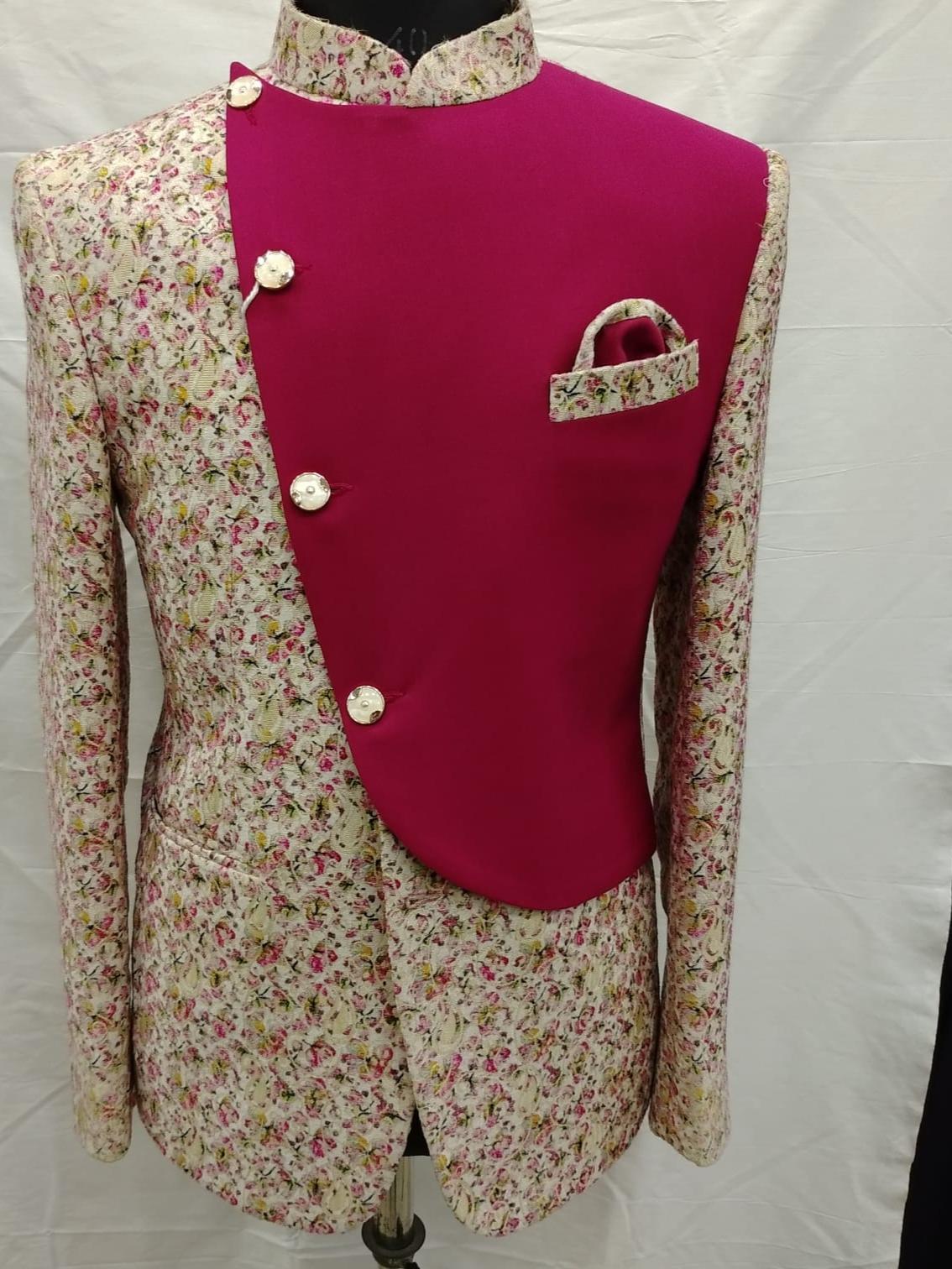 italian jacquard fabric coat  - 17889906 -  Standard Image - 1