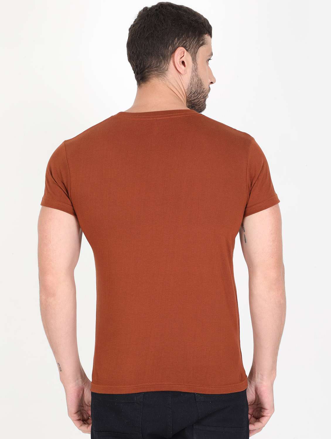 brown front print t-shirt - 17891278 -  Standard Image - 1