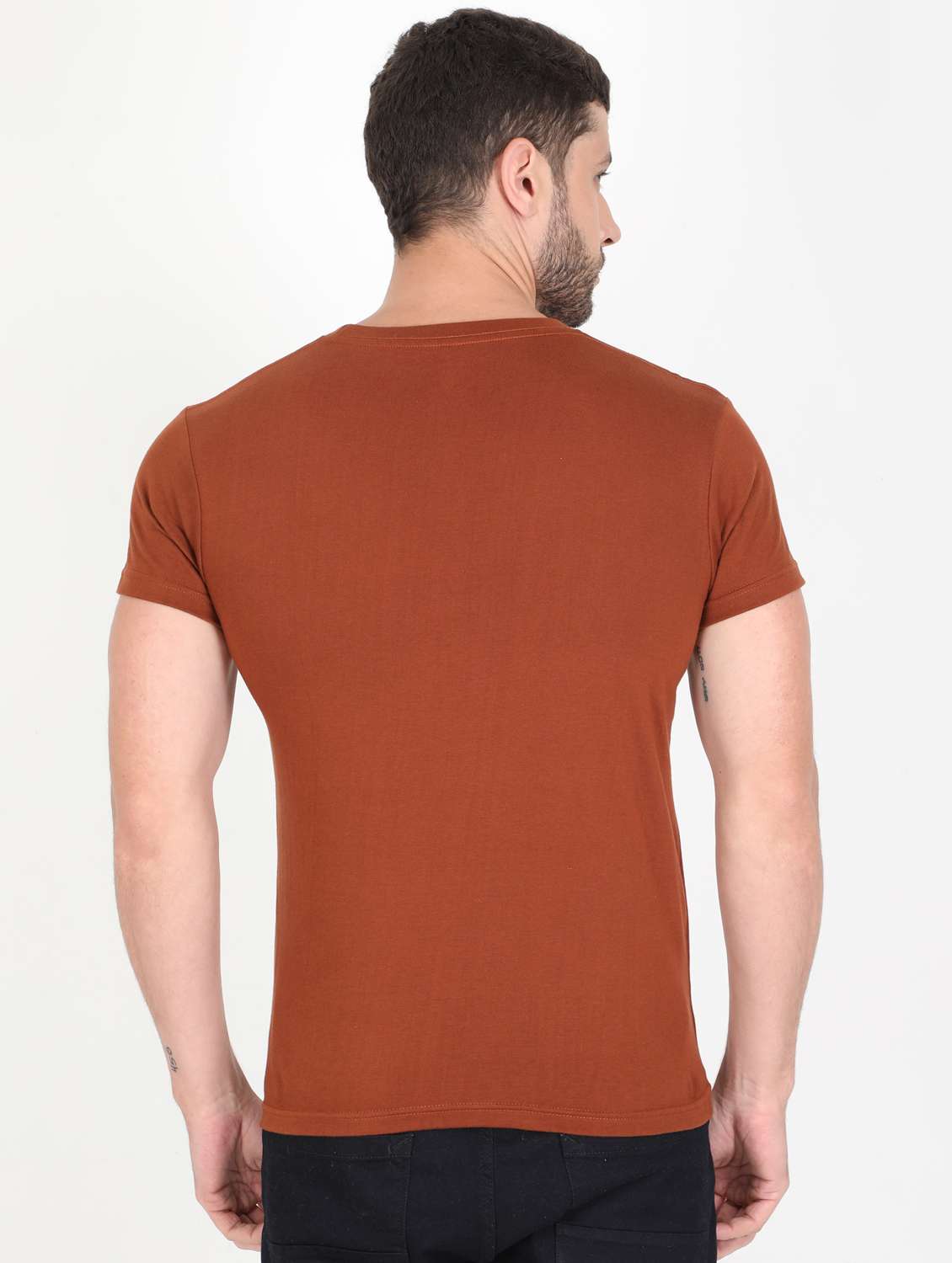 brown printed t-shirt - 17891795 -  Standard Image - 1