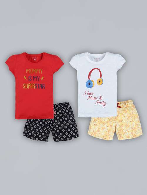 pack of 2 printed shorts set - 17892097 - Standard Image - 0