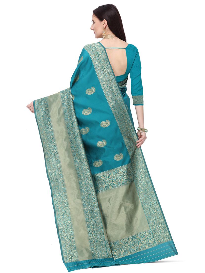 jacquard banarasi saree - 17893539 - Standard Image - 1