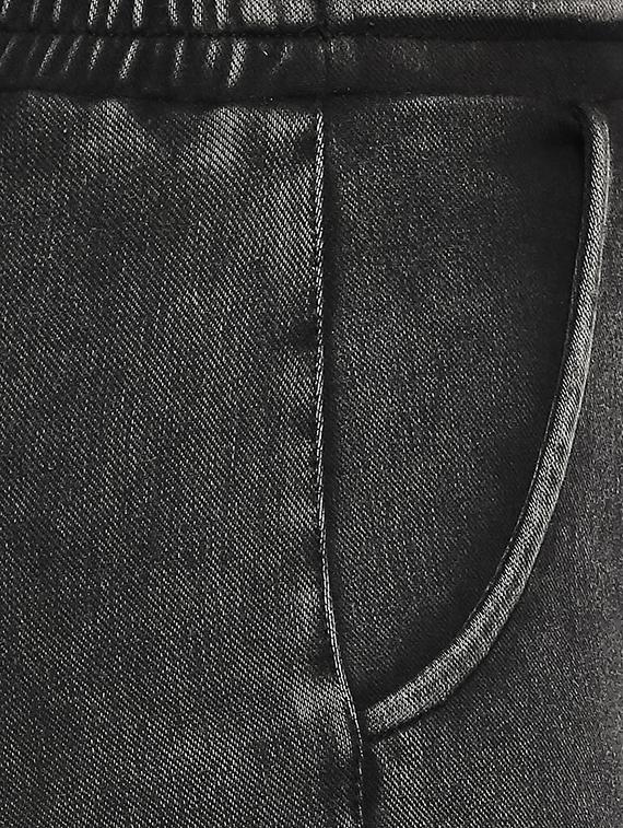drawstring waist solid jogger - 17894206 - Standard Image - 4