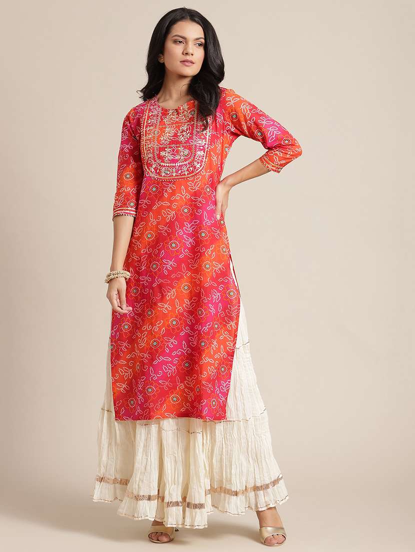 women's straight kurta
