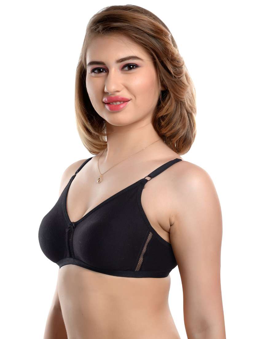 black non padded regular bra - 17895951 -  Standard Image - 1