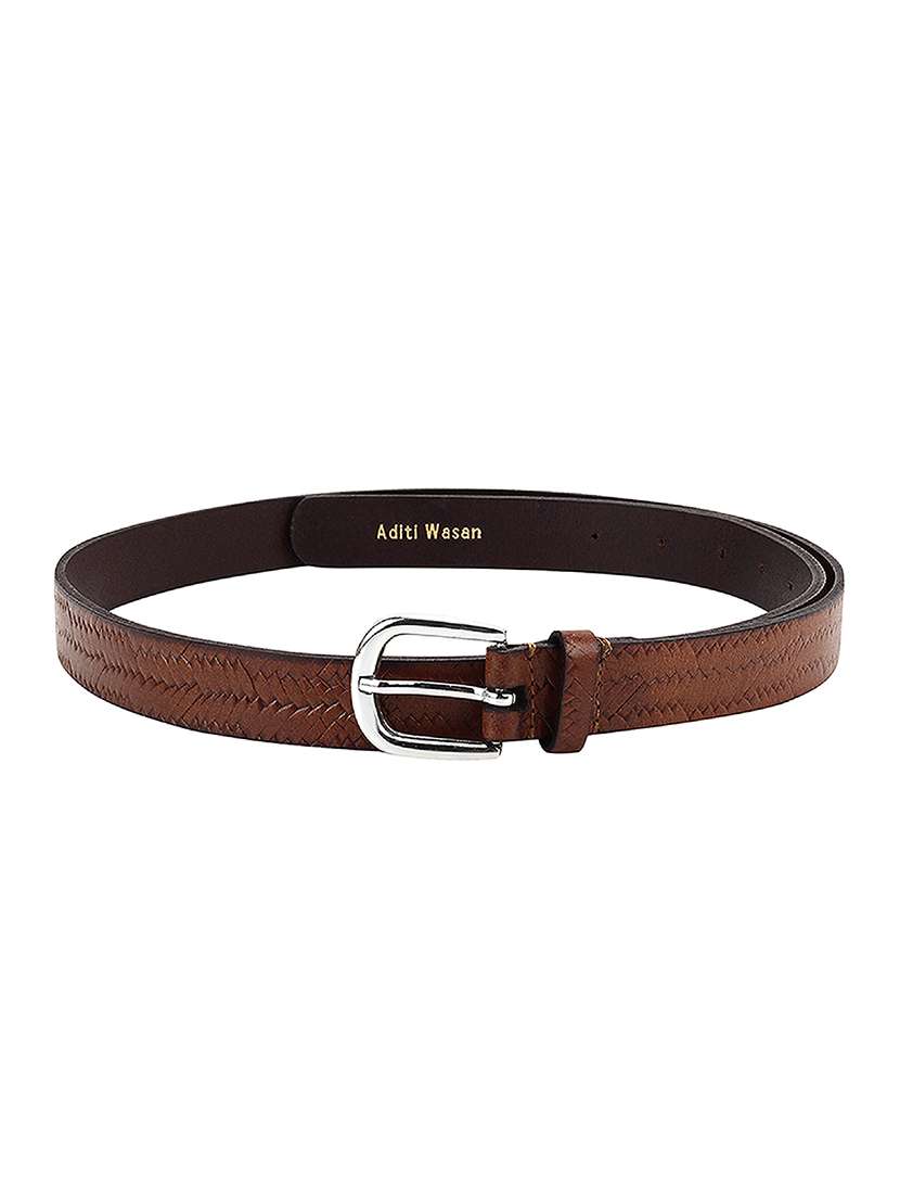 brown leather belt - 17897230 - Standard Image - 1