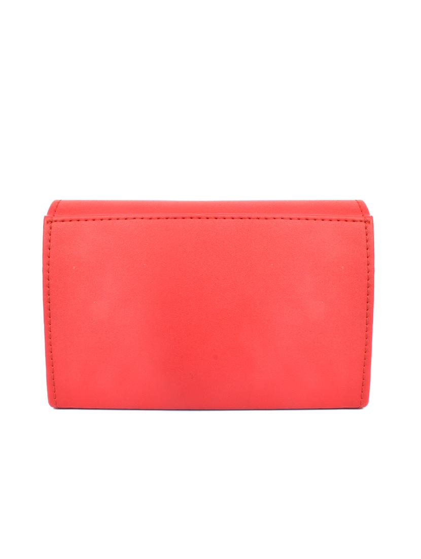 red leatherette (pu) sling bag - 17900162 - Standard Image - 4