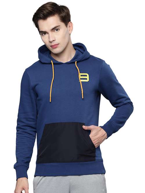 blue solid sweatshirt - 17901233 -  Standard Image - 0