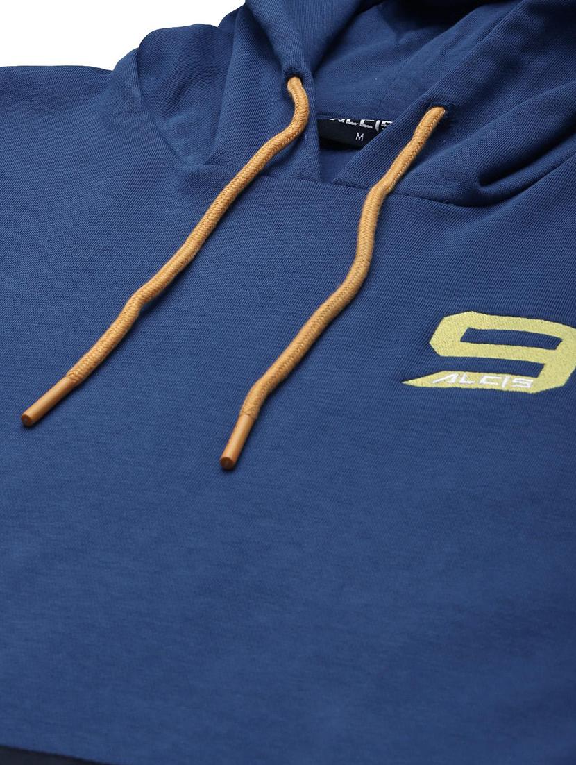 blue solid sweatshirt - 17901233 - Standard Image - 4