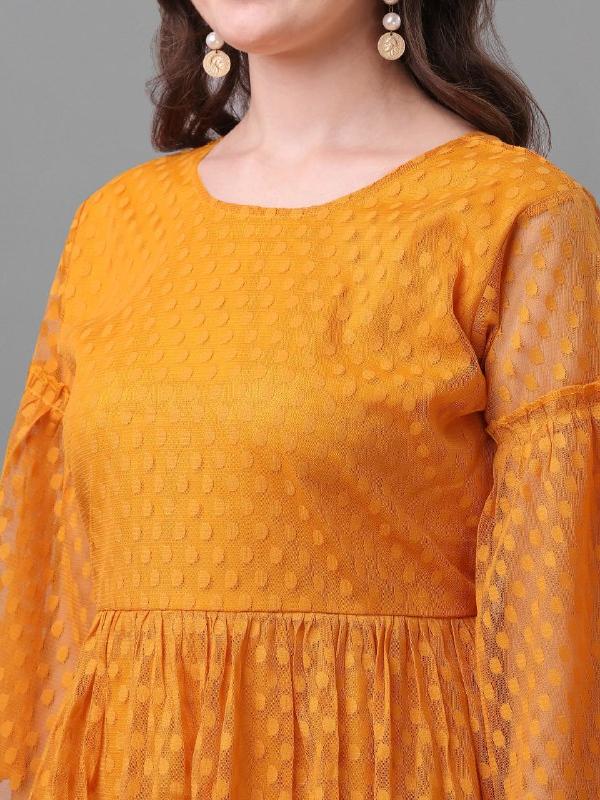 kimono sleeves round neck top relaxed - 17901242 - Standard Image - 4