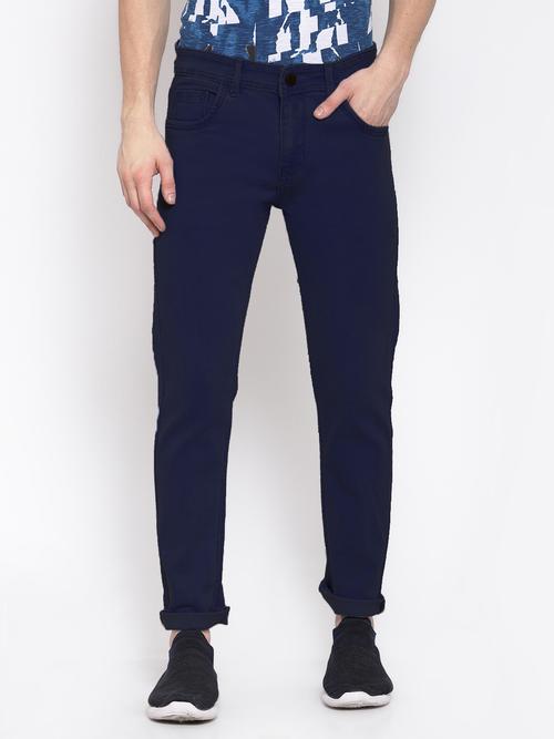 mens slim fit plain jeans - 17905898 - Standard Image - 0