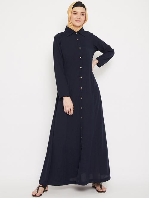 solid a-line cloaks & abaya - 17906759 -  Standard Image - 0