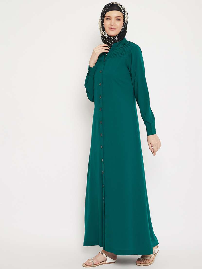 solid a-line cloaks & abaya - 17906773 -  Standard Image - 1