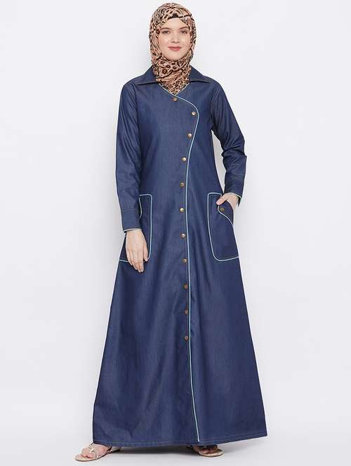 solid a-line cloaks & abaya