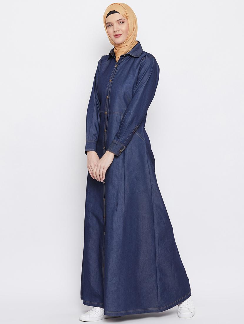 solid a-line cloaks & abaya - 17906778 -  Standard Image - 1
