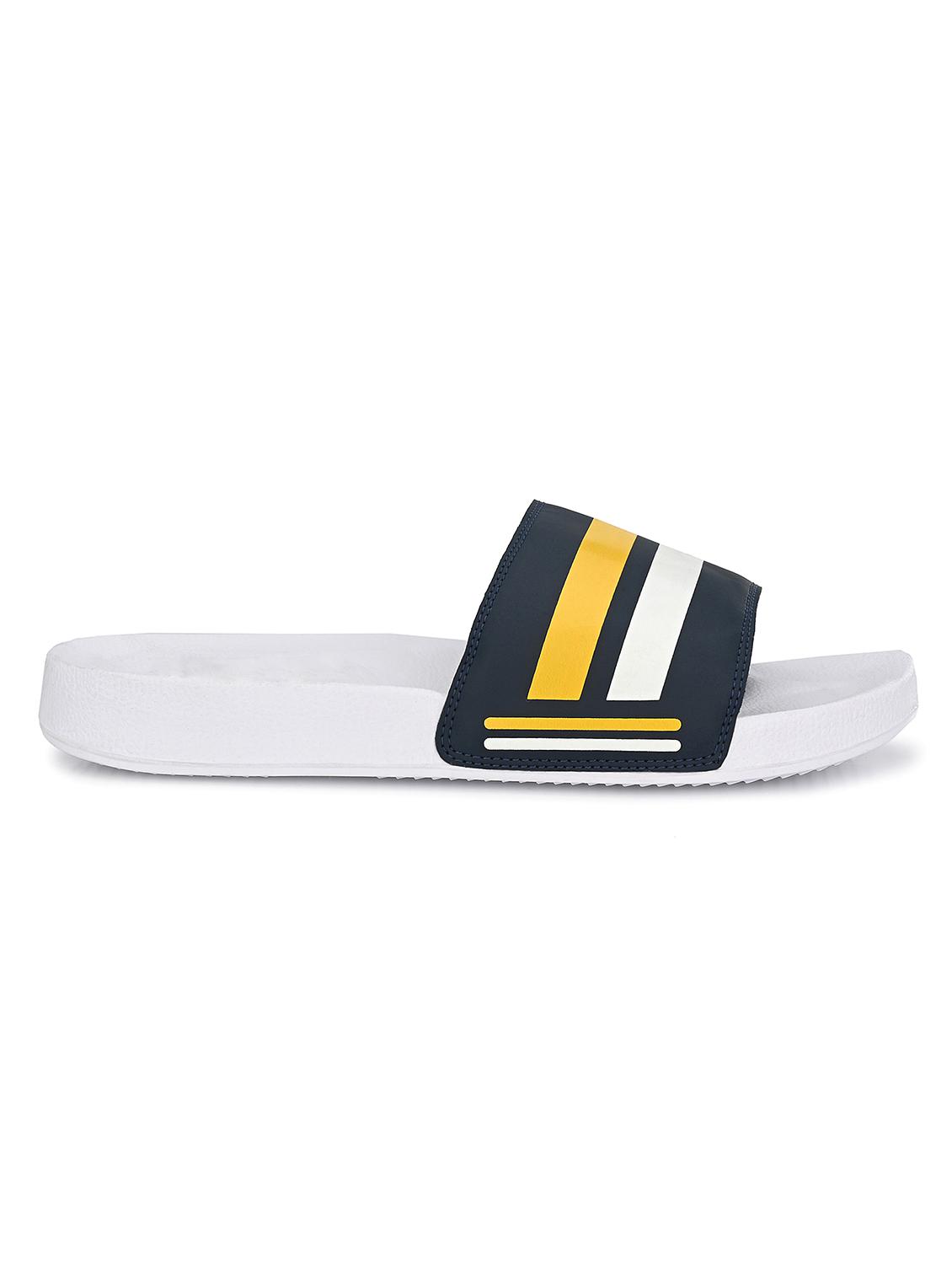 yellow striped flip flop - 17907568 - Standard Image - 1