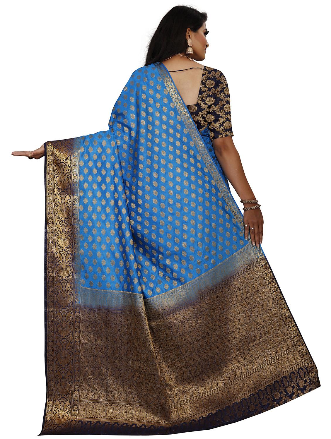zari work kanjivaram saree - 17907627 - Standard Image - 1
