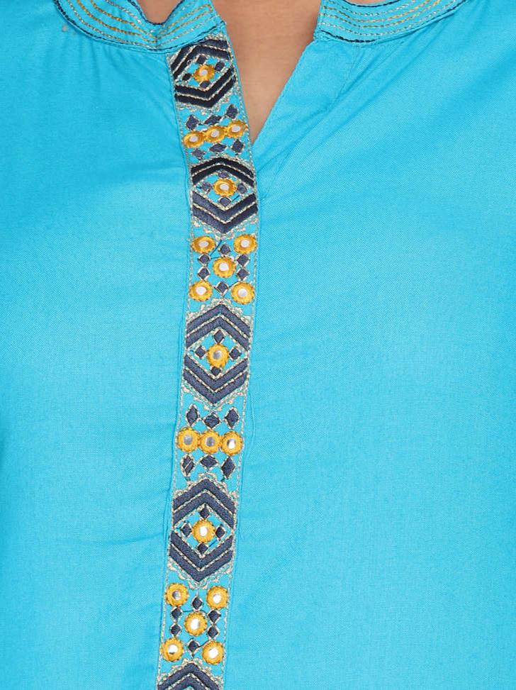 leeve length three-fourth sleeves pattern printed - 17907871 - Standard Image - 4