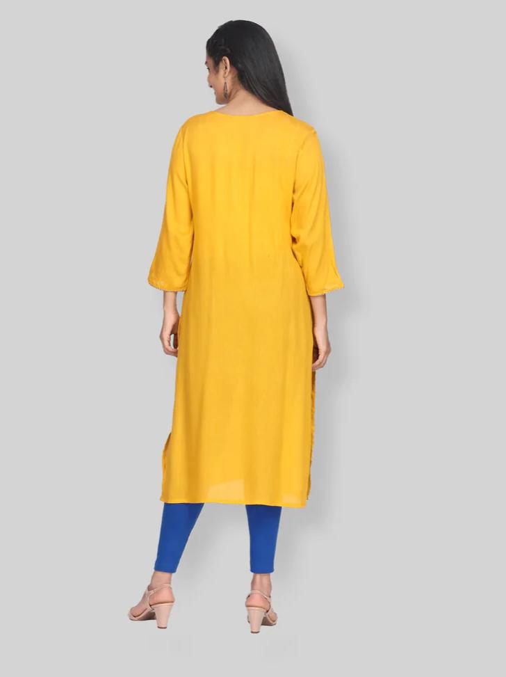 leeve length three-fourth sleeves pattern printed - 17908037 - Standard Image - 1