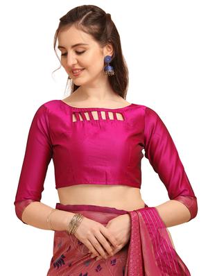 women's floral pink colored saree - 17908157 - Standard Image - 2
