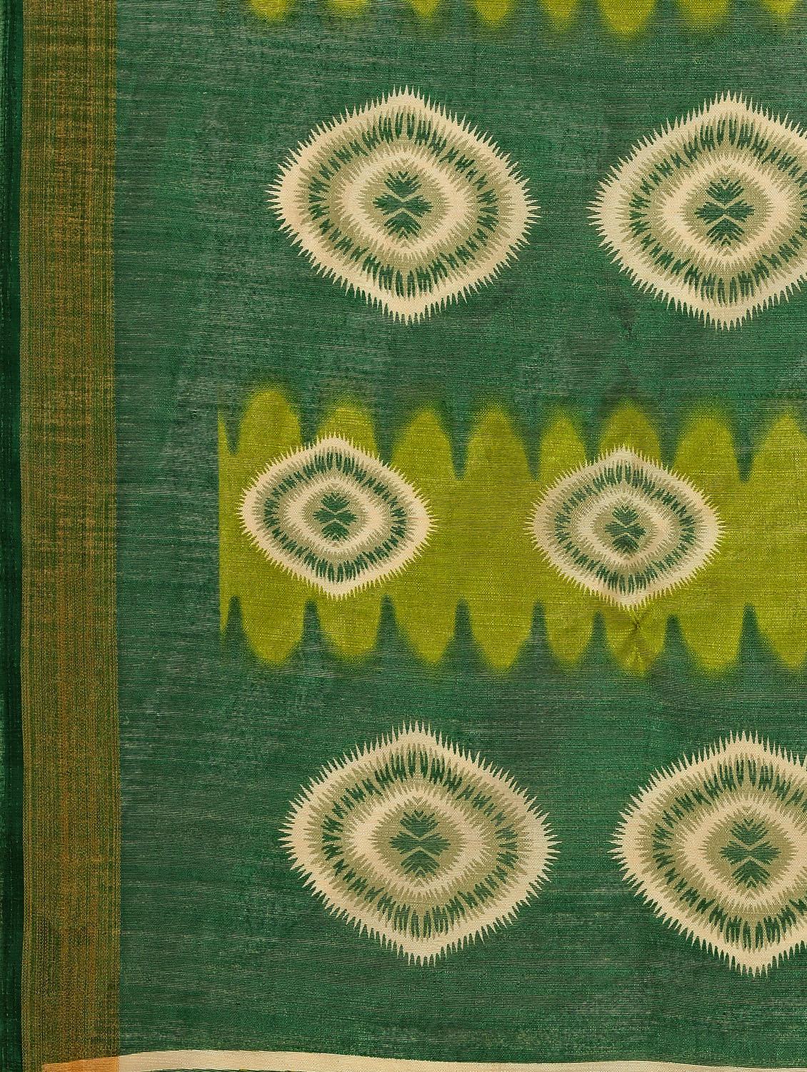 ikat printed saree - 17908167 - Standard Image - 4