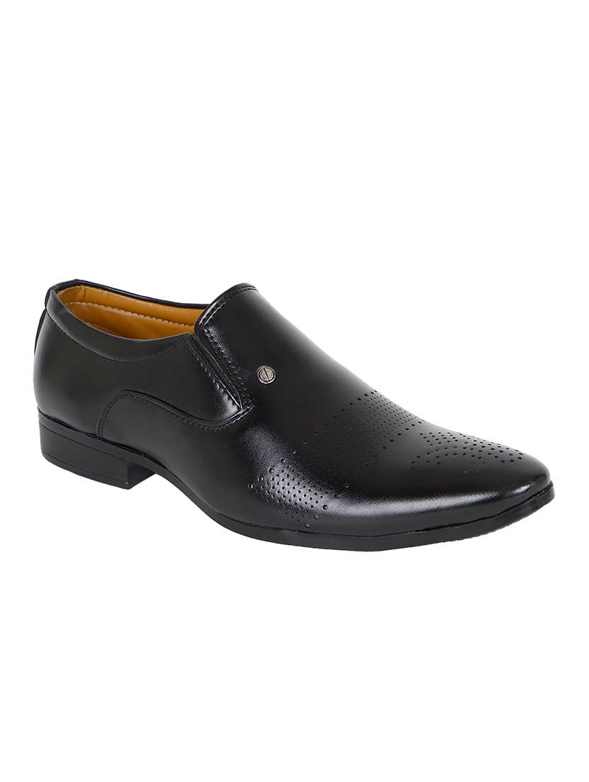 black slip on shoes