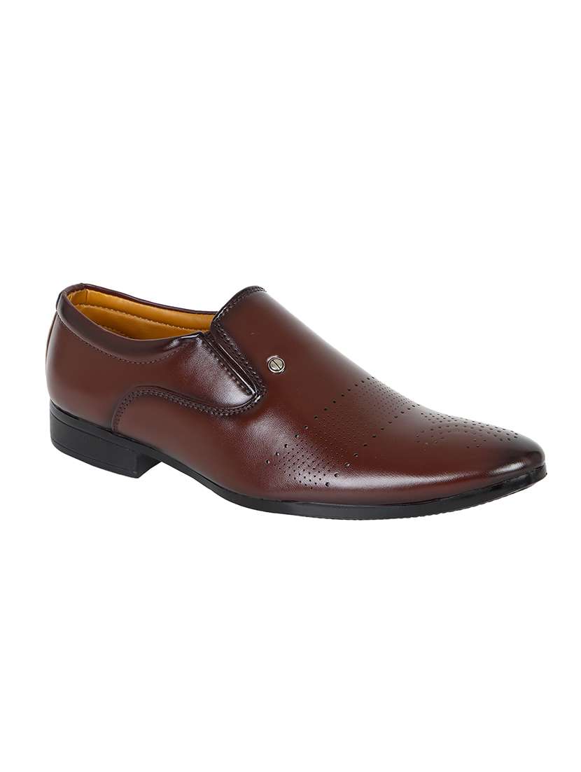 brown slip on shoe