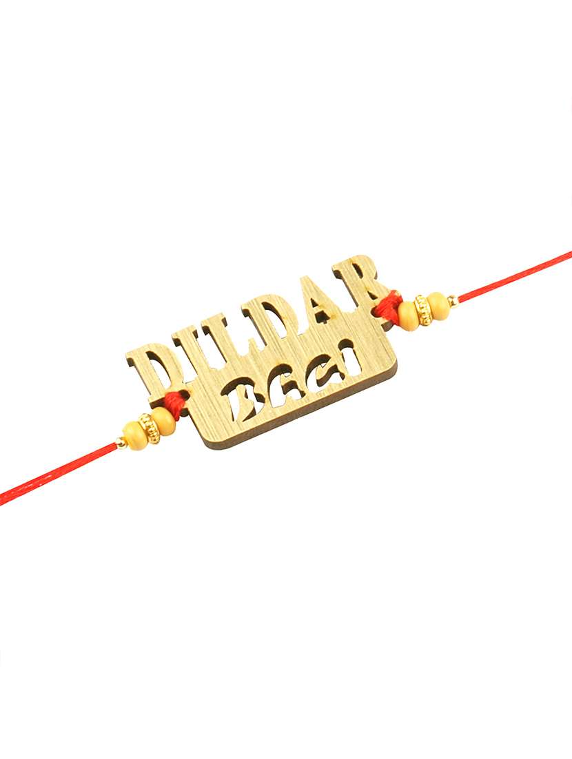 set of 2 rakhi with roli chawal kankawati thali and greeting card - 17909909 - Standard Image - 1