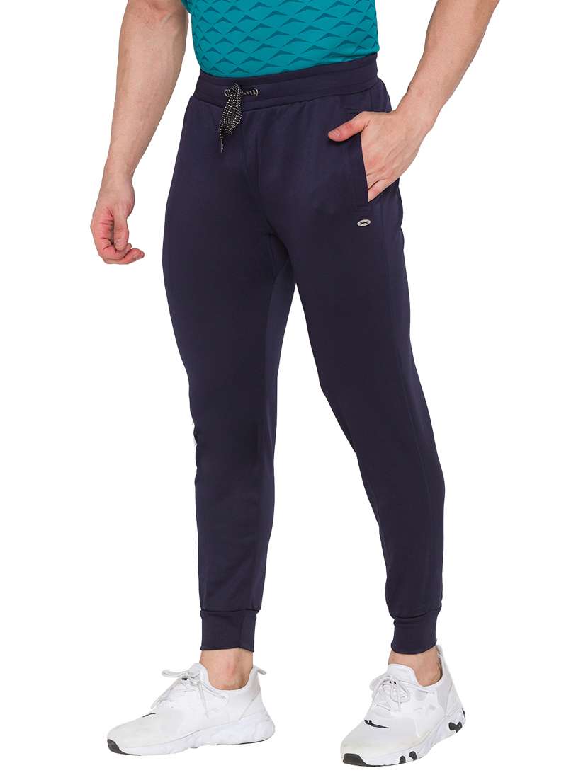 navy blue solid jogger - 17911112 - Standard Image - 1