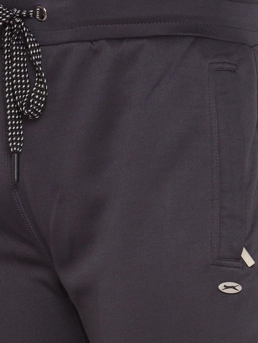 grey solid jogger - 17911113 - Standard Image - 4