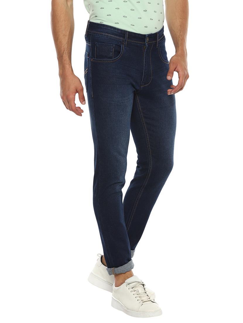 blue light washed denim jeans - 17911614 - Standard Image - 1