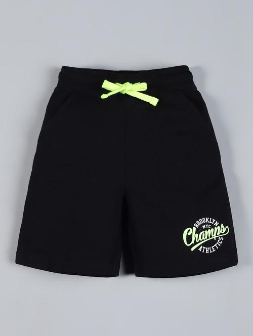 black printed short - 17913977 - Standard Image - 0