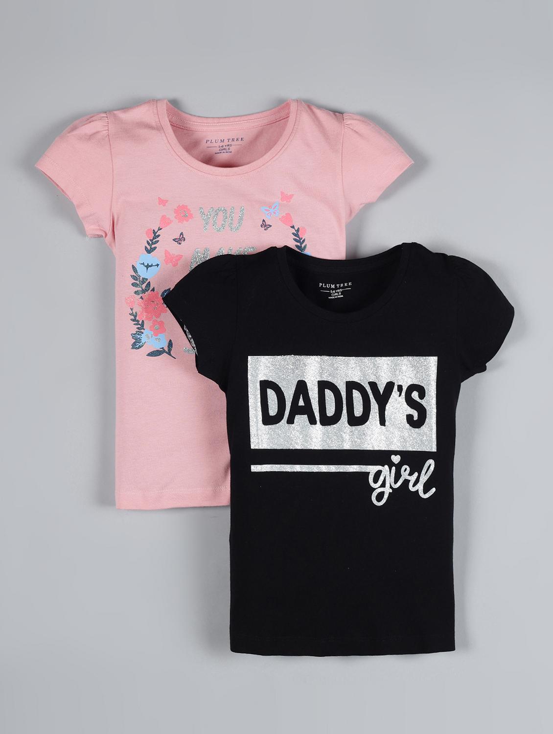 set of 2 graphic  tee