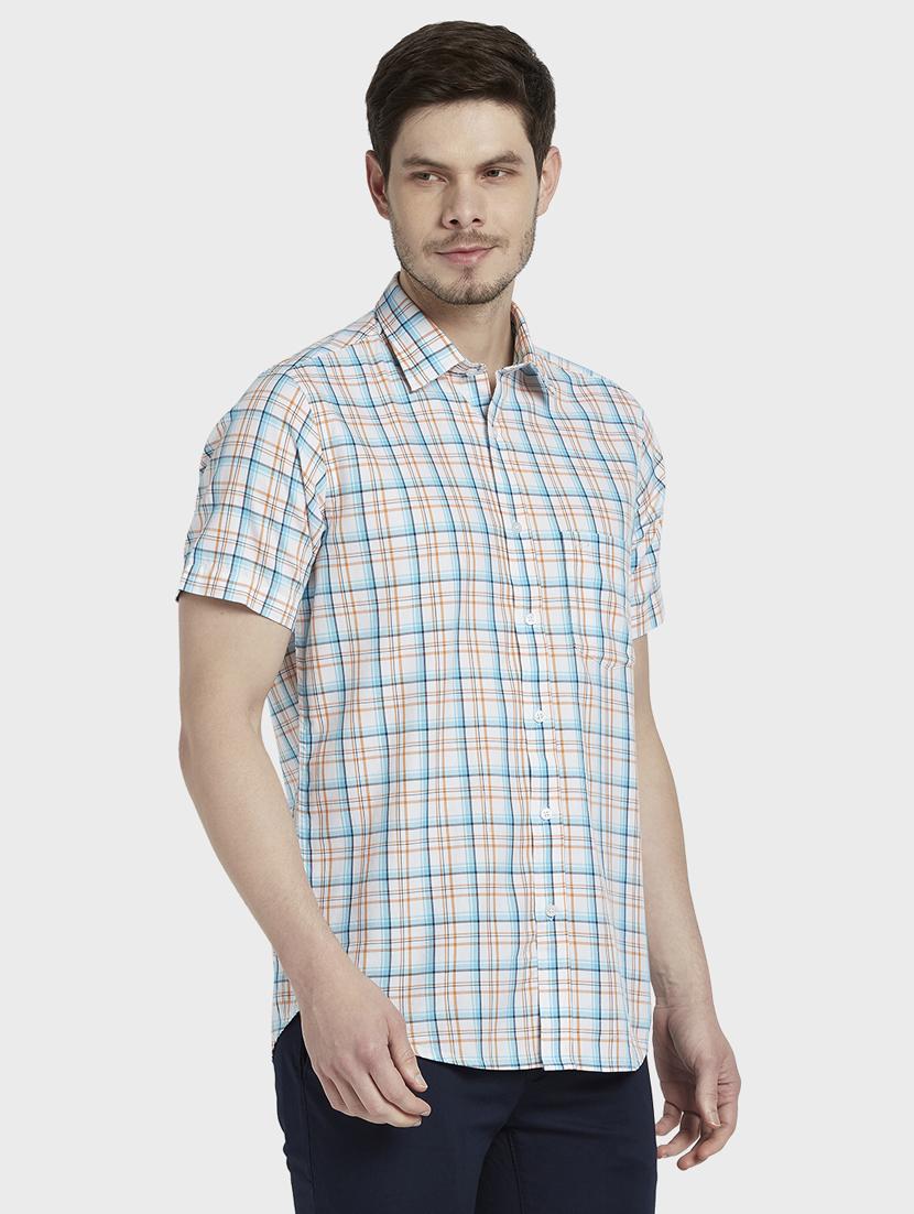 blue checkered casual shirt - 17917155 -  Standard Image - 1
