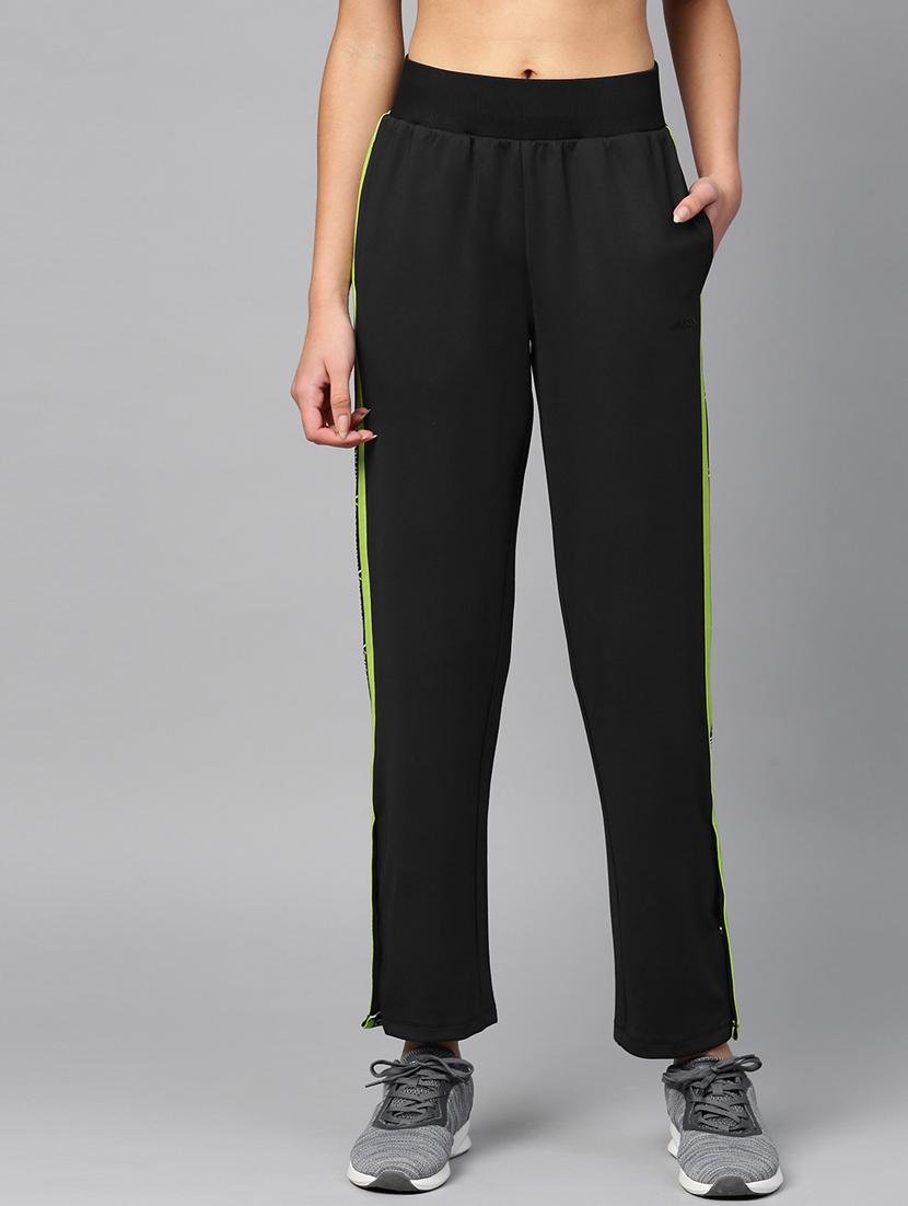 mid rise side taped track pant