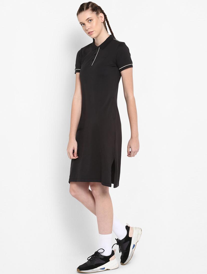 contrast piped t-shirt dress - 17917617 -  Standard Image - 1