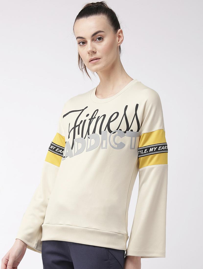 round neck printed sweatshirt - 17917624 - Standard Image - 1
