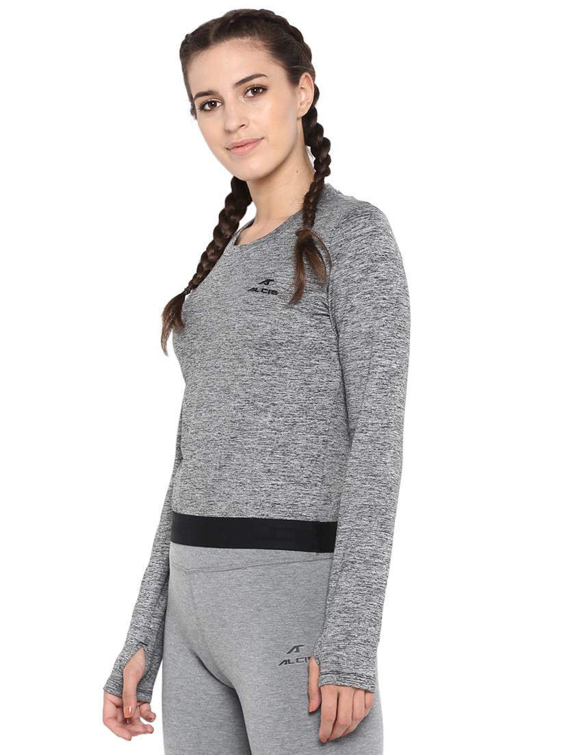 round neck melange tee - 17917648 - Standard Image - 1