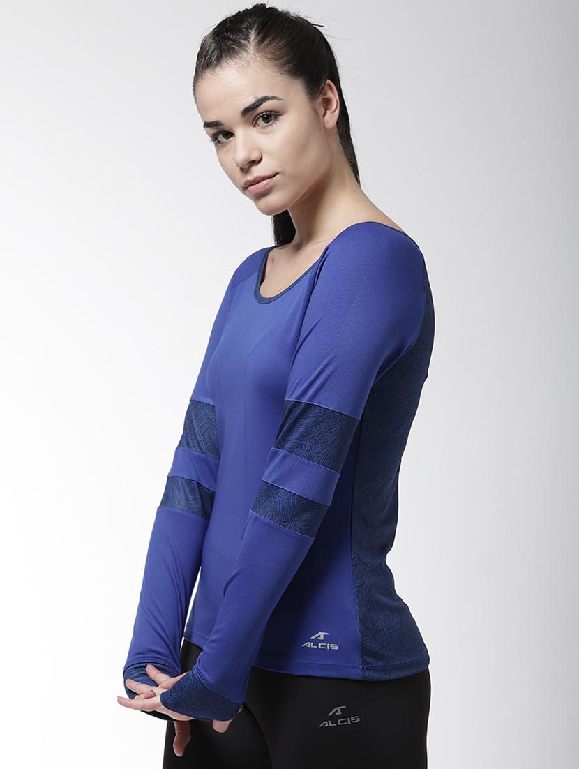 thumbhole sleeved printed tee  - 17917658 -  Standard Image - 1