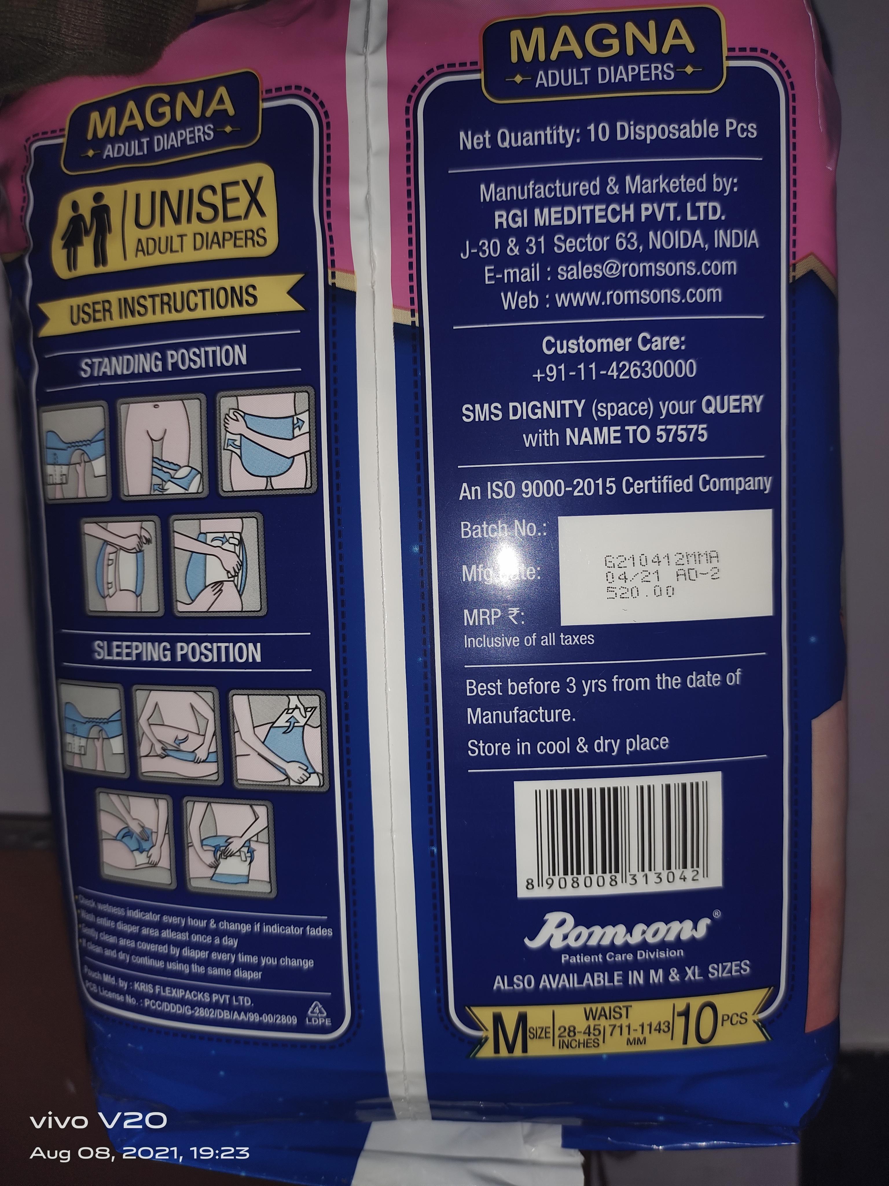dignity adult diaper xl size 10  - 17921375 -  Standard Image - 1