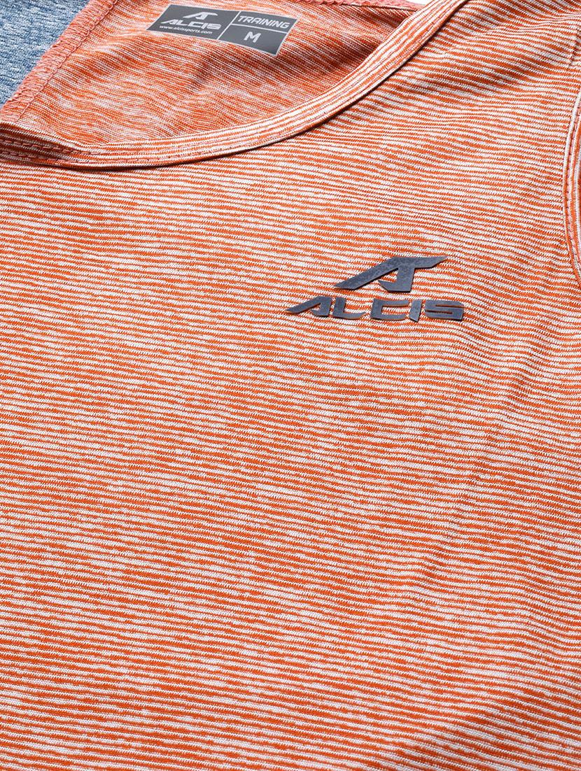 orange striped t-shirt - 17922354 - Standard Image - 4