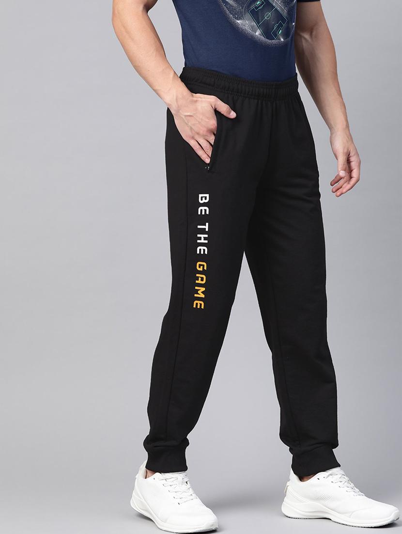 black printed jogger - 17922374 - Standard Image - 1